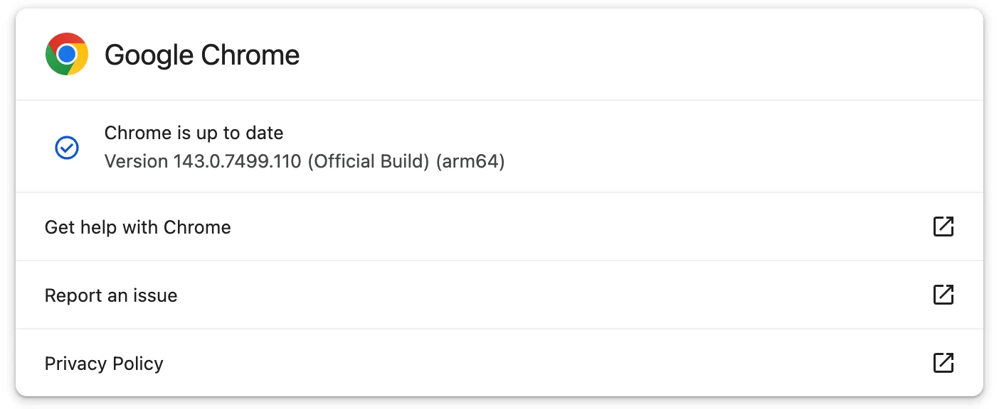 Google Chrome 143.0.7499.110